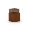 Tenderflame Agni 40 haard 40,5x40,5x60,2cm - Cortenstaal (incl. cover)