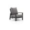 Tierra Outdoor Musone lounge tuinstoel verstelbaar - Grijs - Antraciet - Textileen