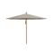 Glatz Piazza parasol ø 250cm - Taupe (151) (excl. voet) (Frame = Teak look)