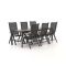 Bellagio Lugo/Sestino 220cm dining tuinset 7-delig verstelbaar