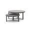 Bellagio Ficarolo lounge tuintafelset ø85cm(h:35cm)/ø65cm (h:30cm)