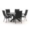 Bellagio Lugo/Lodola ø 150cm dining tuinset 6-delig stapelbaar