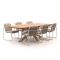 Bellagio Sordio/Induno Deens Ovaal 240cm dining tuinset 7-delig stapelbaar