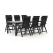 Bellagio Avenza/Fidenza 220cm dining tuinset 7-delig verstelbaar
