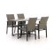Manifesto Villongo/Canzo 140cm dining tuinset 5-delig stapelbaar inklapbaar