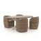 Intenso Marecchia/ROUGH-Y Ellips 200cm dining tuinset 5-delig