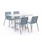 Forza Narni/Lisio 120cm dining tuinset 5-delig stapelbaar