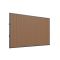 WPC Wand 400cm t.b.v. Cedrino Pergola 400x300/400x360x255cm