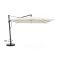 Glatz Sombrano S+ Easy zweefparasol 300x300cm - Ecru (158) (incl. Shadowline voet 140 kg) (incl.hoes) (Frame = Antraciet)