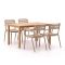 Forza Vico/Liverpool 145cm dining tuinset 5-delig stapelbaar