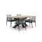 Bellagio Pizzoli/ROUGH-Y Ellips 200cm dining tuinset 5-delig stapelbaar