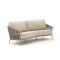 Tierra Outdoor Nuri lounge tuinbank 3-zits 227cm - Champagne (incl. kussens)