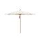 Glatz Piazza parasol ø 250cm - Ecru (158) (excl. voet) (Frame = Teak look)