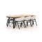 Hartman Tubb dining tuinset 240cm 7-delig verstelbaar