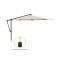 Glatz Sunwing Casa zweefparasol ø 300cm - Taupe (151) (incl. Terra Easyfoot) (incl.hoes)
