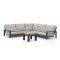 Bellagio Vezzano/ROUGH-X hoek loungeset 4-delig 5-zits