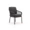 Tierra Outdoor Natal dining tuinstoel - Grijs - Antraciet - Wicker (vlechtwerk)
