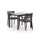 Bellagio Rumo/Sestino 90cm dining tuinset 3-delig stapelbaar