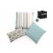 Sierkussen set Retro Waves Blue