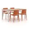 Forza Sile/Fidenza 160cm dining tuinset 5-delig stapelbaar