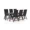 Bellagio Avio/Sestino 220cm dining tuinset 7-delig verstelbaar
