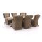 Intenso Milano/ROUGH-Y Ellips 280cm dining-lounge tuinset 7-delig
