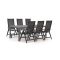 Hartman Troy/Fidenza 220cm dining tuinset 7-delig verstelbaar