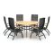 Hartman Da Vinci/Triangular 170cm dining tuinset 7-delig verstelbaar