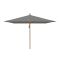 Glatz Piazza parasol 250x250cm - Stone Grey (157) (excl.voet) (Frame = Teak look)