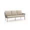 Tierra Outdoor Liv lounge/dining tuinbank 3-zits 198cm - Champagne (incl. kussens)