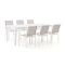 Bellagio Anzio/Menzano 220cm dining tuinset 7-delig stapelbaar