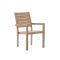 ROUGH-S dining tuinstoel stapelbaar - Old Teak Greywash - Hout