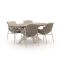 Manifesto Novara/ROUGH-Y Ellips 200cm dining tuinset 5-delig