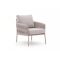 SUNS Fiave low dining tuinstoel - Taupe - Naturel - Bruin - Rope (touw)