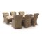 Intenso Milano/ROUGH-Y Ellips 240cm dining-lounge tuinset 7-delig