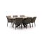Apple Bee Milou/ROUGH-Y Ellips 240cm dining tuinset 7-delig