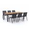 Forza Narni/Fidenza 220cm dining tuinset 7-delig stapelbaar