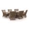 Intenso Milano/ROUGH-Y Ellips 240cm dining-lounge tuinset 7-delig