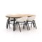 Hartman Tubb dining tuinset 185cm 5-delig verstelbaar