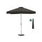 Shadowline Aruba parasol 250x250cm - Charcoal Black (incl. 50 kg voet) (incl. beschermhoes)