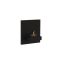 Tenderflame Square 90 wandhaard 45x45x23cm - Black