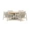 Zavelli Cuore ø 150cm low dining tuinset 5-delig