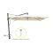 Glatz Sombrano S+ Easy zweefparasol 300x300cm