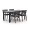 Bellagio Rumo/Menzano 160cm dining tuinset 5-delig stapelbaar