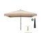 Shadowline Java parasol 400x400cm - Light Taupe (incl. grondanker) (incl. beschermhoes)
