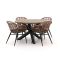 Intenso Azora/ROUGH-Y ø120cm dining tuinset 5-delig