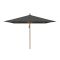Glatz Piazza parasol 250x250cm - Antraciet (155) (excl. voet) (Frame = Teak look)