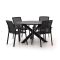 Bellagio Dranera/Lodola ø 130cm dining tuinset 5-delig stapelbaar