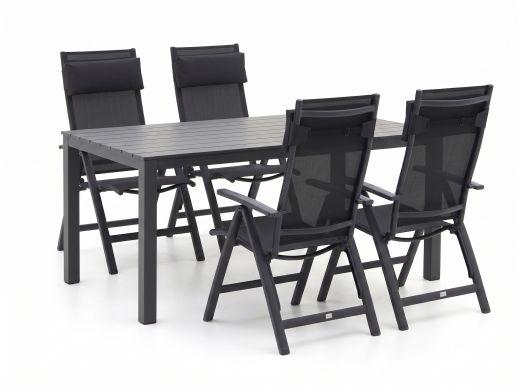 Bellagio Avenza/Menzano 160cm dining tuinset 5-delig verstelbaar