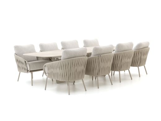 SUNS Dolce/Palermo 280cm low dining tuinset 9-delig